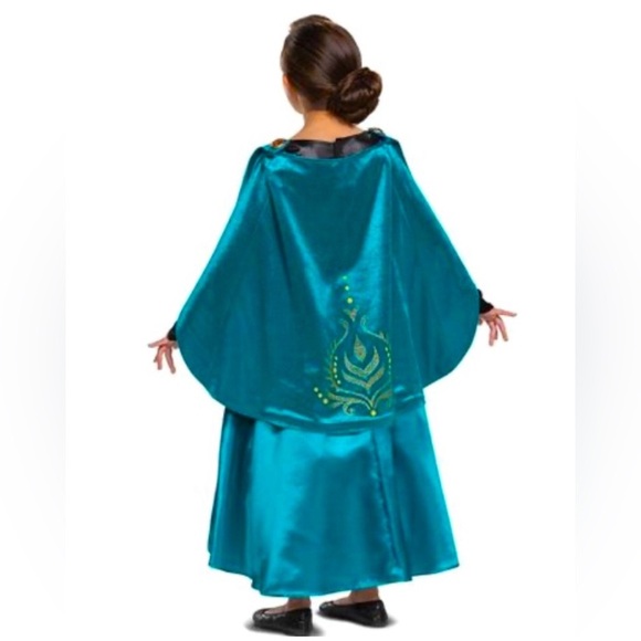 DISNEY FROZEN II 🖤ANNA🖤 DELUXE COSTUME SIZE SMALL (4-6X) 🌟NWT🌟 - Picture 2 of 16